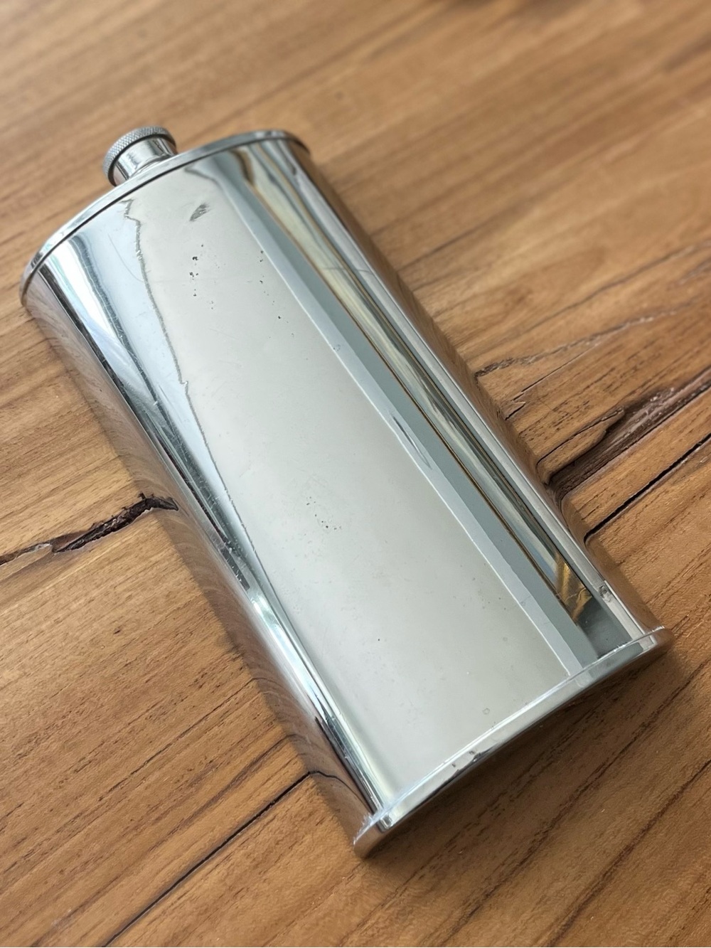Stainless Steel Hip Flask - Silver